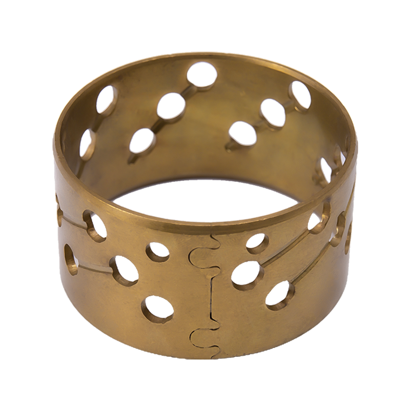 HZ092 Mosadzné olejové drážkové monometalické medené puzdro