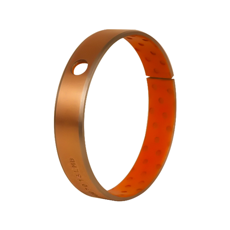 HZ2L Typ 2 porézne spekané medené ložisko POM/plnivo (oranžové) medzné mazanie